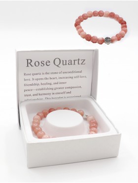 Red Quartz Bead Bracelets with Gift Box